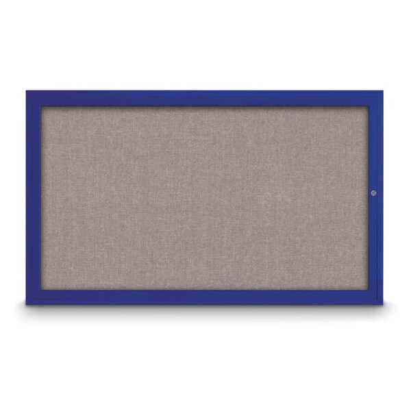 Hinge-less Radius Corkboard, 18"x24", Black Alum Frame/Burgundy